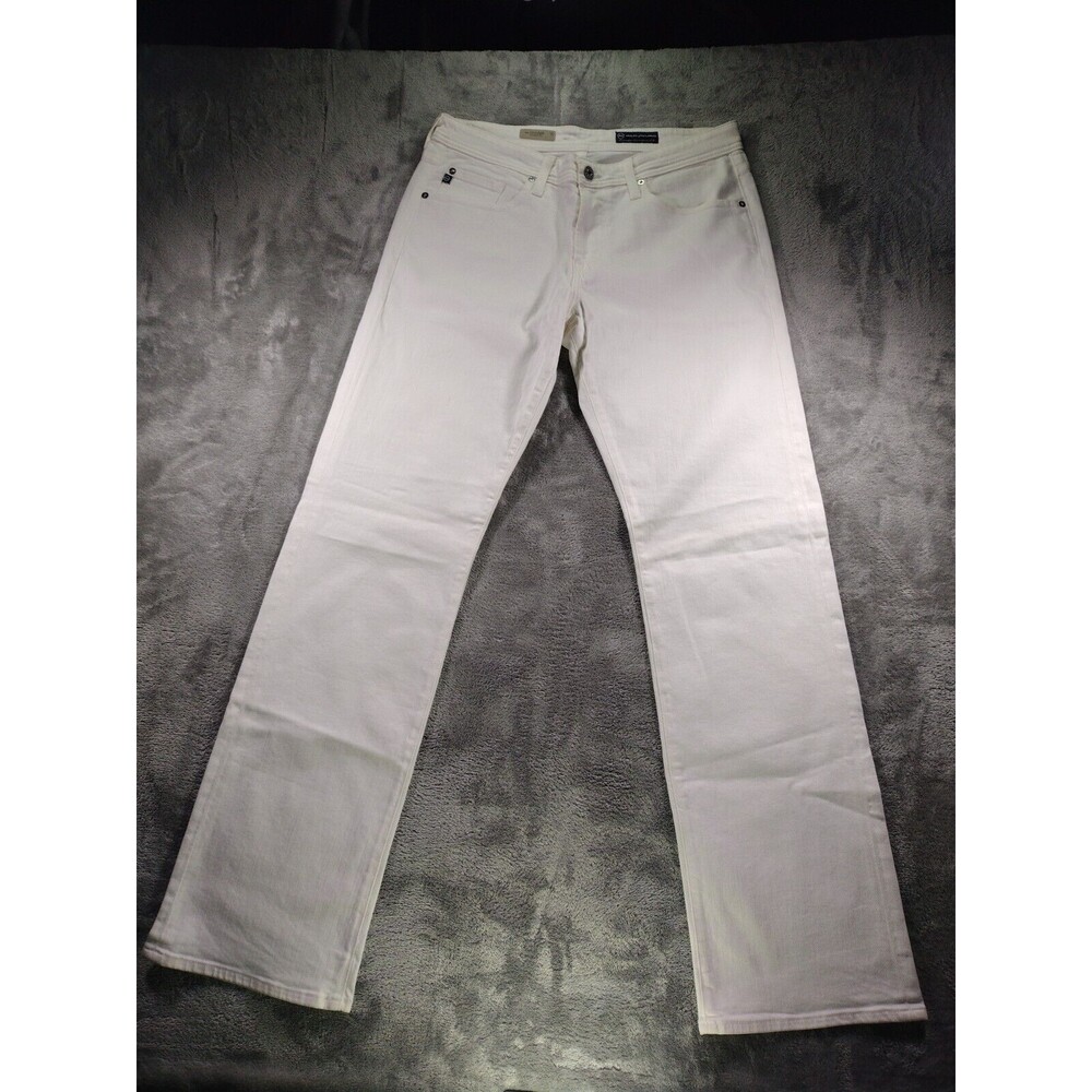 Adriano Goldschmied The Protege Jeans Women White 32 Cotton Straight Leg SOHO